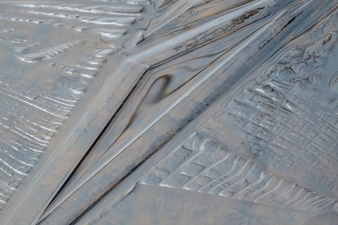 Abstract ice structures, Norrbotten, Lapland, Sweden, September 2024