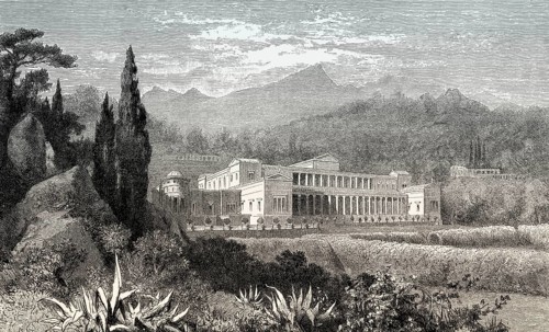 Reconstruction of a villa of Pliny the Younger, Ancient Rome