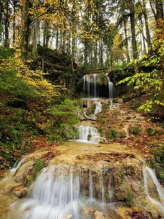 Linner, waterfall, Linn, Canton Aargau, Switzerland