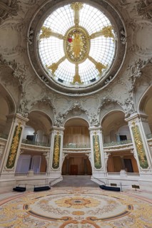 Palais d'Antin, Rotonde d'Antin, Beaux Arts style hall with glass dome, Grand Palais, Paris, France