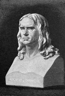 Bust for the Chamisso Monument in Berlin, Adelbert von Chamisso, 30 January 1781, 21 August 1838, a