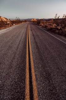 Road Joshua Tree National Park