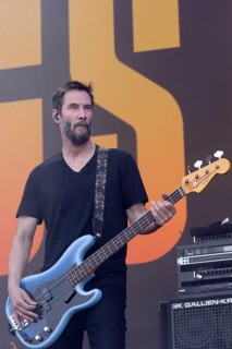 Adenau, Germany, 8.6.2024: Dogstar (bass, Keanu Reeves) play at Rock am Ring. The festival takes