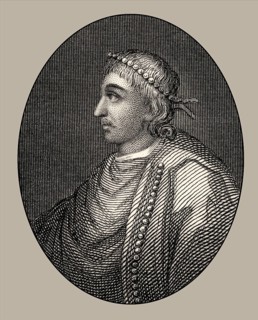 Knut der Große oder Canute, ca. 995-1035, König von Dänemark, England und Norwegen