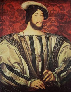 Portrait of Francis I, (born 12 September 1494 at Cognac Castle, died 31 March 1547 at Rambouillet