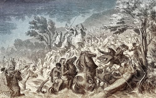 The Battle of the Crimissus, between Carthaginian and Syracusan armies in 339 BC