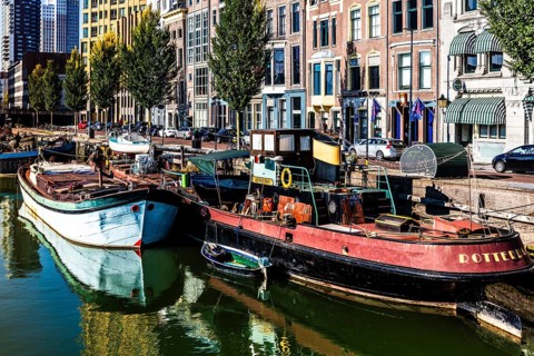 Historic Oude Haven, Rotterdam, Netherlands