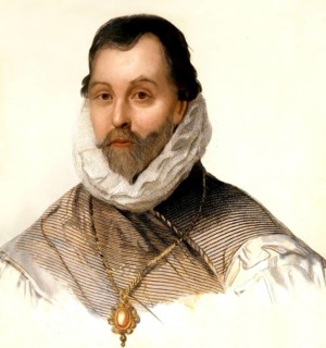 Sir Francis Drake, circa 1540 - 1596, an English sailor, pirate, explorer, Vice Admiral and the