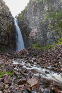Njupeskär Waterfall, Fulufjället National Park, Dalarnas län, Sweden