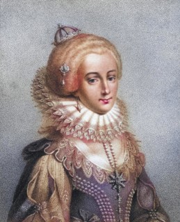 Elizabeth Queen of Bohemia 1596, 1662 Electress Palatine born Princess Elizabeth Stuart of Scotland