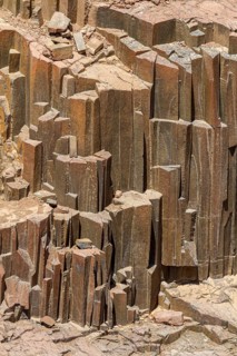 Rock formation Organ Pipes, Damaraland, Kunene, Namibia