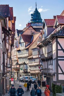 View of Hannoversch Münden, Lower Saxony, Germany