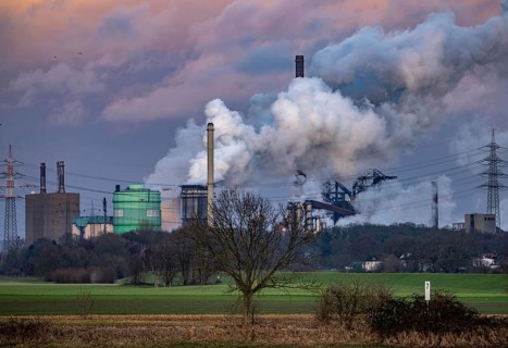 Hüttenwerke Krupp-Mannesmann, HKM in Duisburg-Hüttenheim, 2 blast furnaces, coking plant,