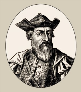 Vasco da Gama, c. 1460s – 1524, Portuguese explorer, digitally edited