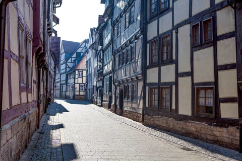 View of Hannoversch Münden, Lower Saxony, Germany