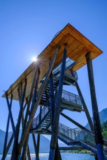 Viewing platform, Pertisau am Achensee, Tyrol, Austria