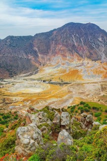 Nisyros volcano view, Nisyros Island, Dodecanese Islands, Greece