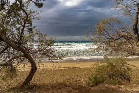 Farinole beach on the west coast of Cap Corse, Corsica, France