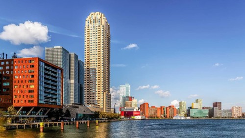 City panorama, Rotterdam, Netherlands