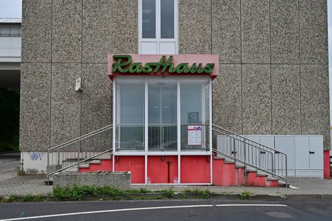 Service area from GDR times at the EIsenach motorway service area on the A4 motorway