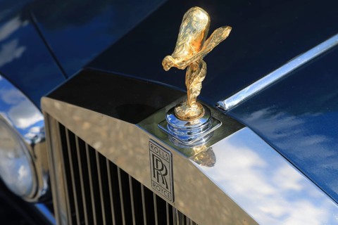 At the annual Kulmbach classic car meeting, Bavaria, Germany, car, classic car, Spirit of Ecstasy,