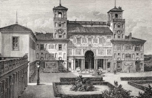 The Villa Medici, Rome, Italy, 19th Century
