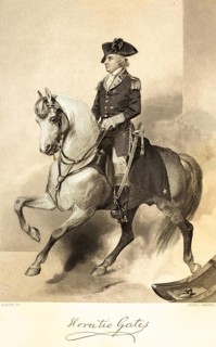 Horatio Gates (1727-1806) officer, commander, general in the American War of Independence,