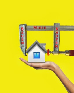 Symbol photo, private property, housing market, lack of housing, financial economy, stock markets,