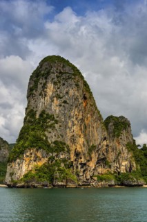 Island landscape near Krabi, stormy sky, thunderstorm, cloudy, weather, sky, storm clouds, nature,