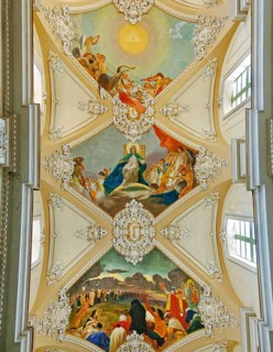 Basilica della Collegiata interior, Catania, Sicily, Italy