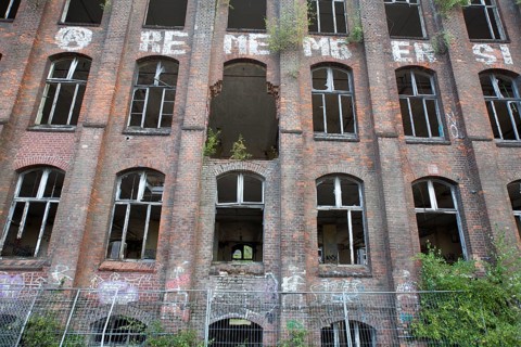 Industrial wasteland since 1999, Hannoversche Gummiwerke Excelsior, Continental AG, Limmer,