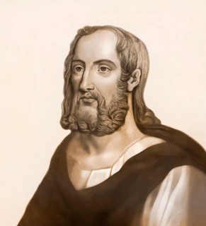 Gaius Plinius Secundus, AD 23/24 – 79, called Pliny the Elder, Roman author, digitally altered