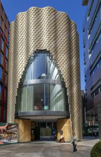 3 Broadgate building marketing suite for British Land development, architects Owers Warwick,