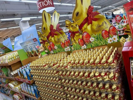 Chocolate Easter bunnies have become expensive and are often slow-keepers in supermarkets. The