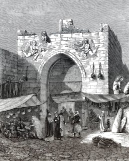 Ein altes Tor in Konya, Region Zentralanatolien in der Türkei