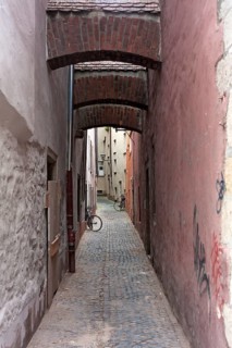 Alte Gasse, Blaue-Lilien-Gasse, Regensburg, Upper Palatinate, Bavaria, Germany