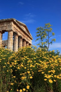 Temple of Hera, Temple of Hera in the former ancient city of Segesta, the province of Trapani,