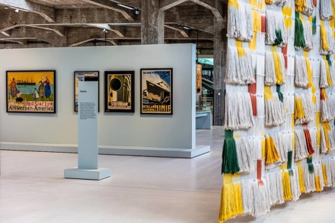 FENIX, museum about migration, in a historic warehouse in Katendrecht, hub for overseas emigrants,
