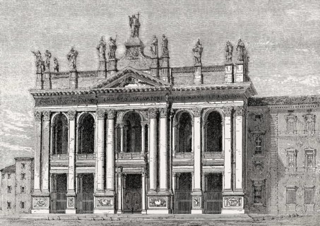 Basilica of Saint John Lateran, Rome, Italy, 19th Century