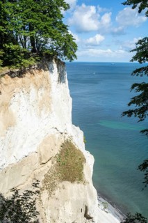 Möns Klint chalk cliff, Baltic Sea, island of Mön, Denmark, Scandinavia