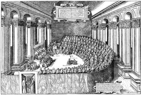 The Council of Trent or Concilium Tridentinum, an Ecumenical Council of the Roman Catholic Church,