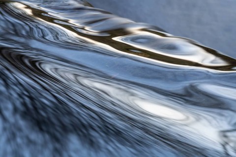 Reflection in a stream, Östersund, Jämtland, Sweden, October 2021