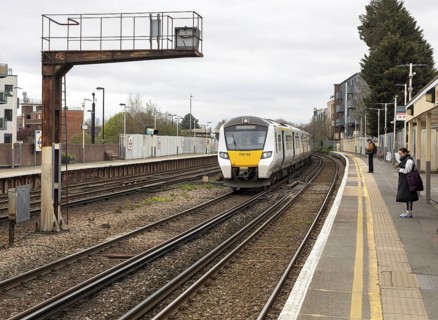 Thameslink British Rail Class 700 Desiro City electric multiple unit train, Forest Hill railway
