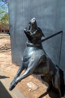Birmingham, Alabama - Sculptures in Kelly Ingram Park show scenes from the 1963 Birmingham Civil