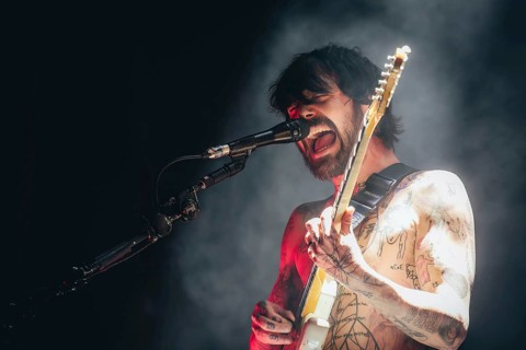 Singer Simon Neil from Biffy Clyro live on Futique Tour 2026 in Berlin's Max-Schmeling-Halle on 16