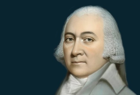Portrait of John Adams, 1735 - 1826, second President of the United States, digitally optimized,
