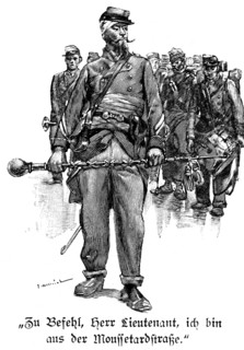 At your command, Lieutenant, Paris, soldiers, officer, corps leader, drum, music corps, staff,