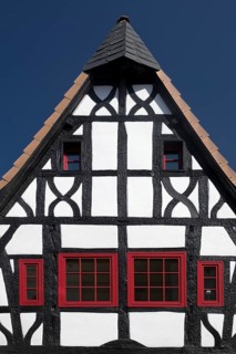 Half-timbered house, Steinheim, Hanau, Hesse, Germany