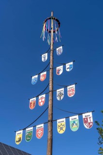 Guild tree, guild tree, guild sign, coat of arms of the various trades, in the Hochsauerlandkreis,
