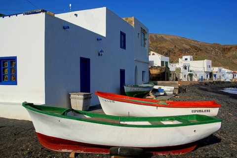 Canary Islands, Fuerteventura, Boats, Pozo Negro, Fuerteventura, Canary Islands, Spain